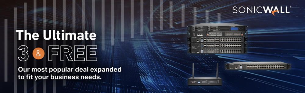 Ultimate SonicWall 3&Free Promotion